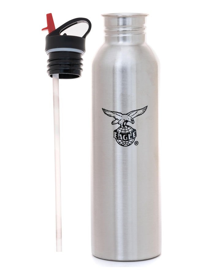 إيجل زجاجة ماء من الفولاذ المقاوم للصدأ من إيجل جليز، مناسبة للثلاجة، المدرسة، الأنشطة الخارجية، النادي الرياضي، المنزل، المكتب، للأولاد والبنات والأطفال، مانعة للتسرب وخالية من مادة BPA. - Image 5